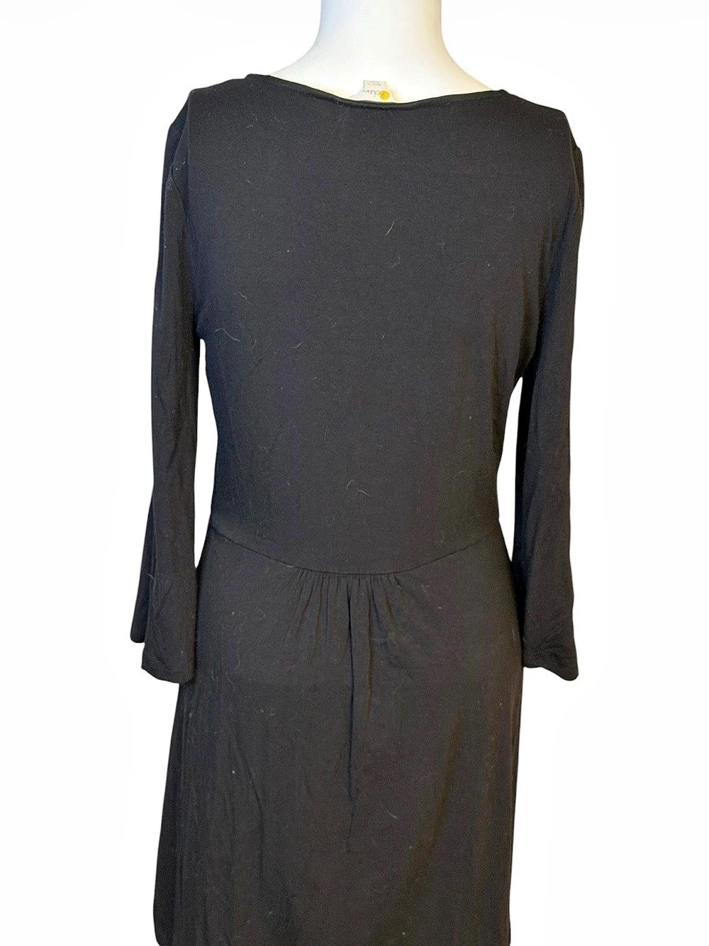 Black Long Sleeve Mini Dress Size 6 - Picture 6 of 8